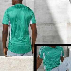 NWOT ADIDAS (LG) TIRO Home Jersey Court Green/Blue Dawn Short Sleeve